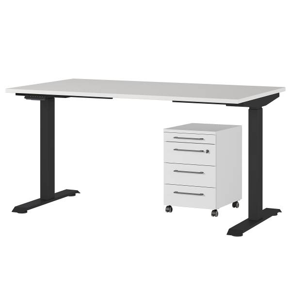 Set da ufficio Agenda A Color grigio chiaro - Larghezza: 140 cm