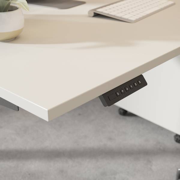 Set da ufficio Agenda A Color grigio chiaro - Larghezza: 140 cm