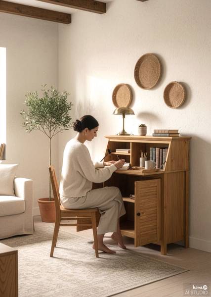 Massiver Sekretär FINCA VENTA Kiefer