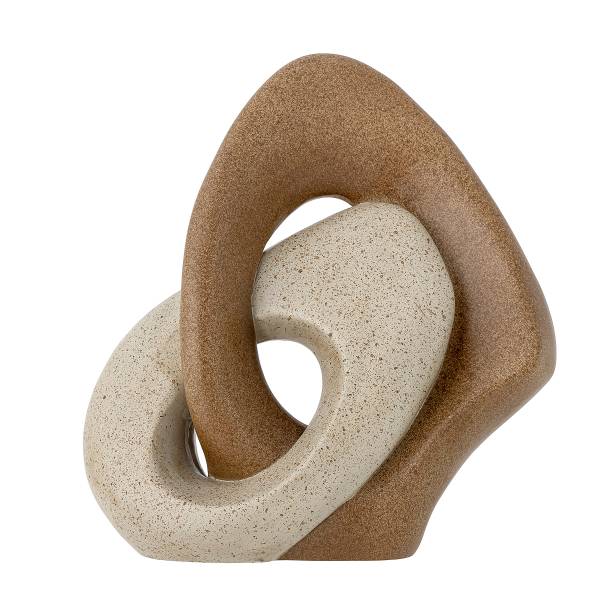 Sierobject Esad bruin - polypropeen - 22 x 21 x 8 cm