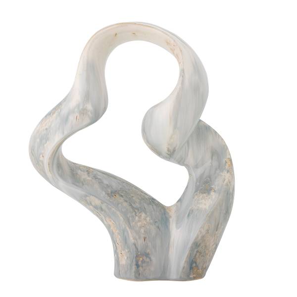 Oggetto decorativo Rouyi Grigio - Ceramica - 35 x 28 x 12 cm