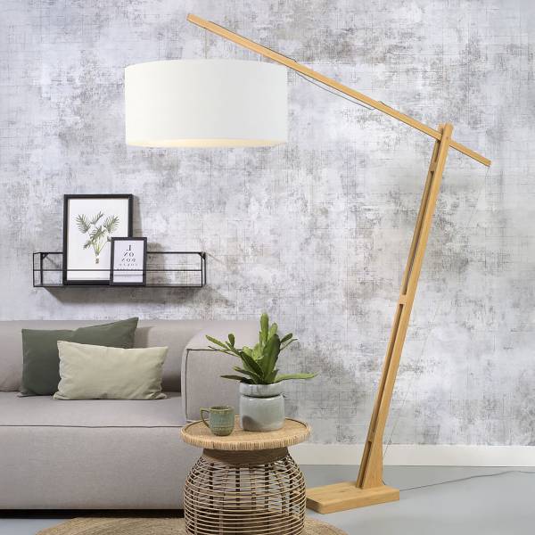 Stehleuchte Montblanc Weiß / Beige