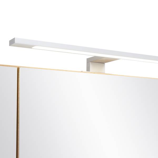 Badkamerset EVERNDEN 3-delig combi F keramiek - lichte eikenhouten look/zandsteen look