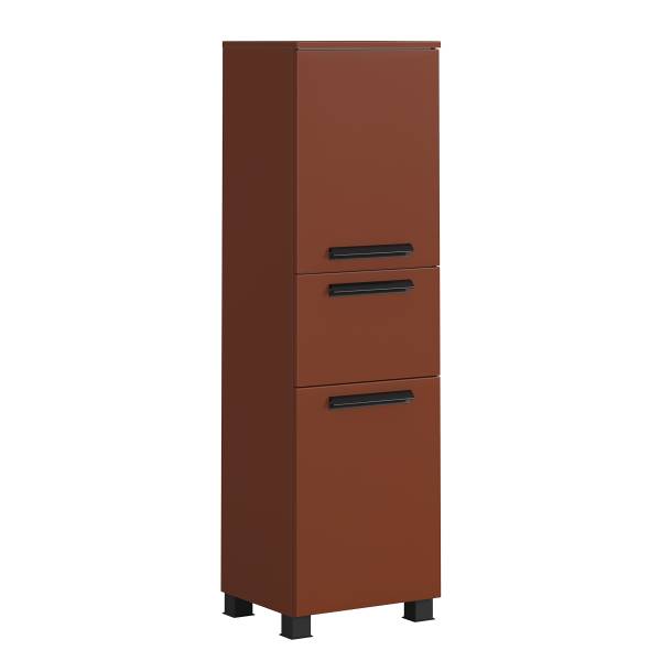 Badkamerset Vitoreira 5-dlg. spiegelkast inclusief verlichting - rood