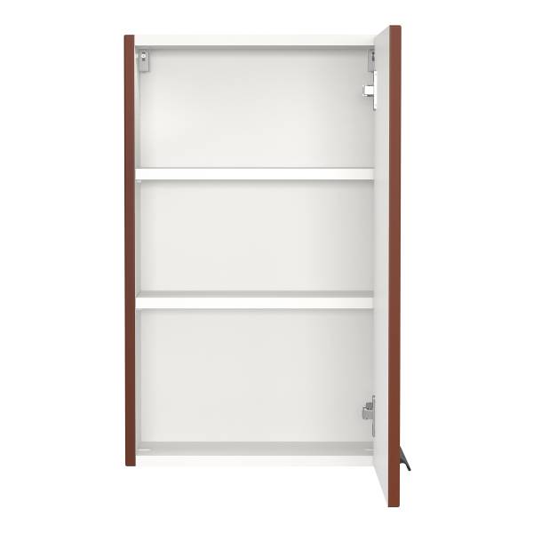 Badkamerset Vitoreira 5-dlg. spiegelkast inclusief verlichting - rood