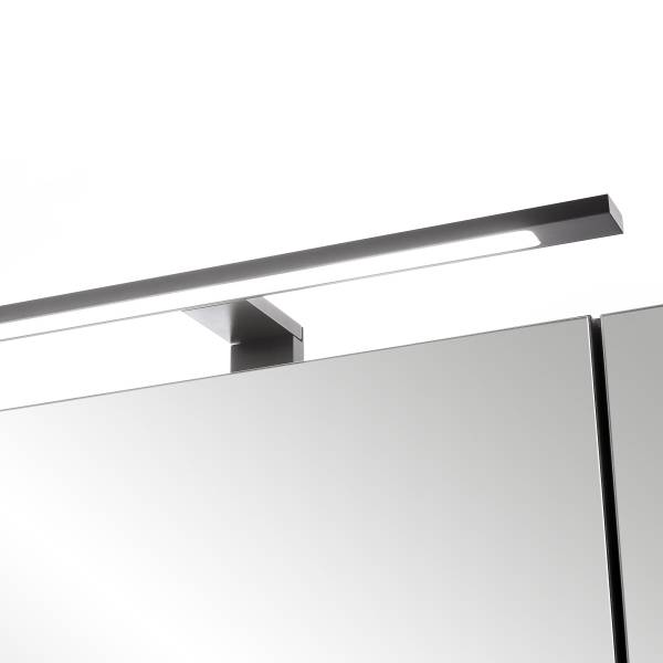 Badkamerset Vitoreira 5-dlg. spiegelkast inclusief verlichting - rood