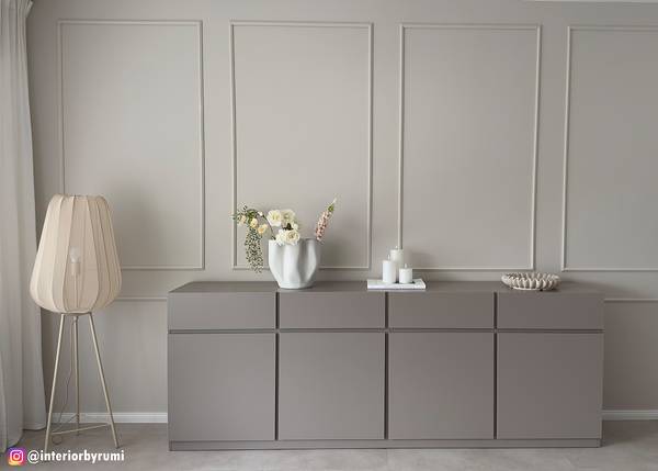 Sideboard Ryo Taupe - Breite: 225 cm