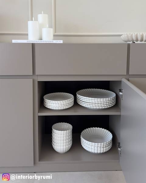 Sideboard Ryo Taupe - Breite: 225 cm