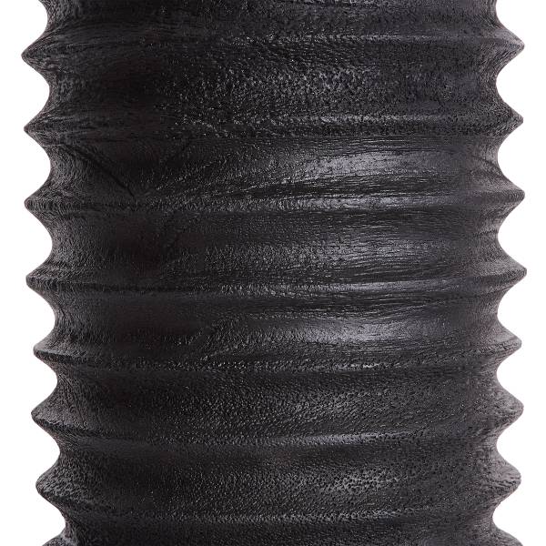 Base per lampada GROOVED Legno di mango - Nero