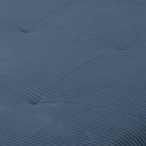 Grand canapé Ombonde Velours côtelé Lola: Bleu foncé