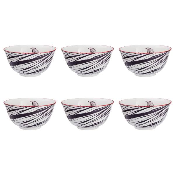 Bol ORNAMENTS - lot de 6 Porcelaine