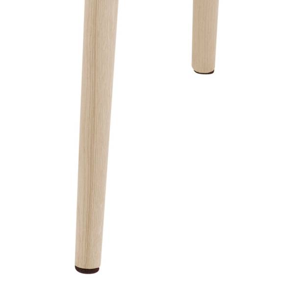 Sedia con braccioli NICHOLAS Tessuto / Legno massello di quercia