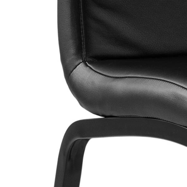 Set di 4 sedie da pranzo Hendel Nero