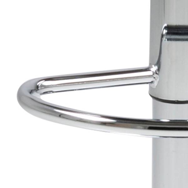 Sedia da bar Pandac Similpelle / Acciaio - Cognac / Cromo