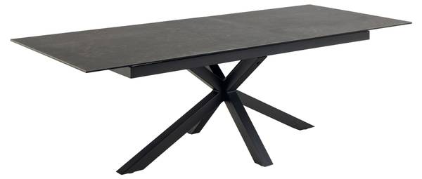 Table extensible Holcot Anthracite - 200 x 100 cm