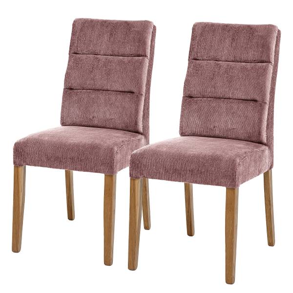 Polsterstuhl FANGA 2er-Set Violett