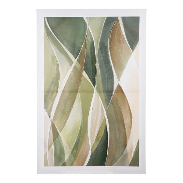 Quadro Verde Verde / Crema - Canvas