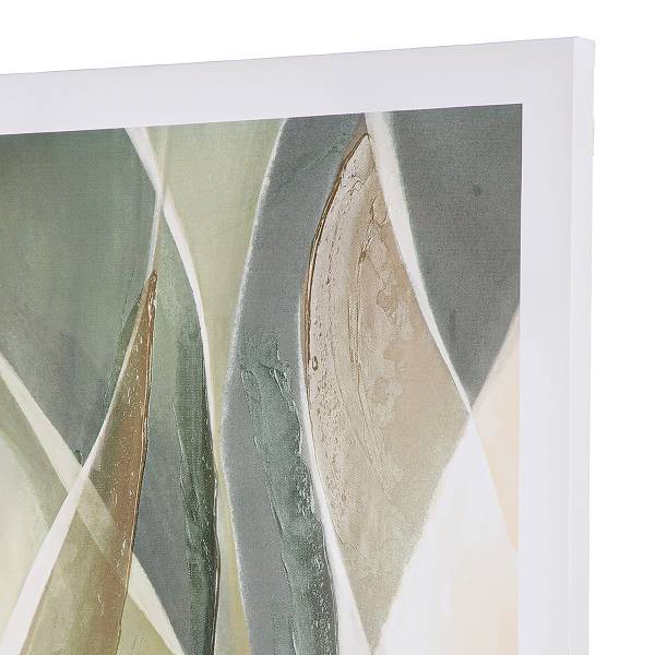 Quadro Verde Verde / Crema - Canvas