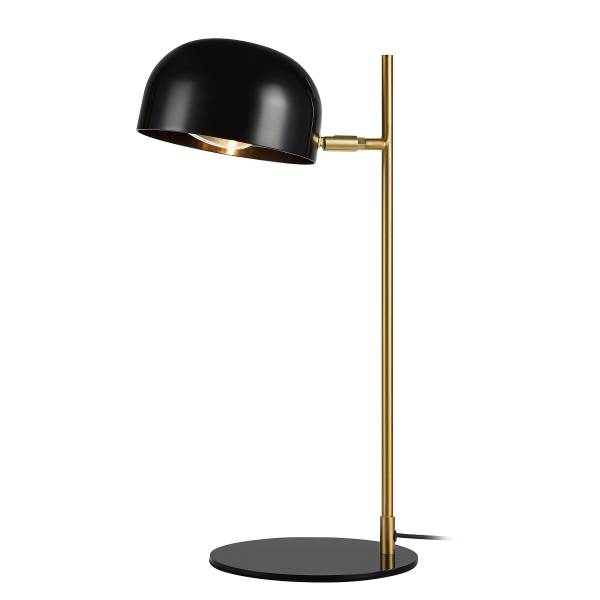 Lampada da tavolo Pose Nero/Color ottone