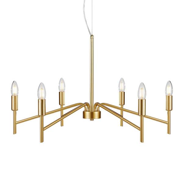 Kroonluchter Monarch messing - ijzer - 70 x 43 x 70 cm