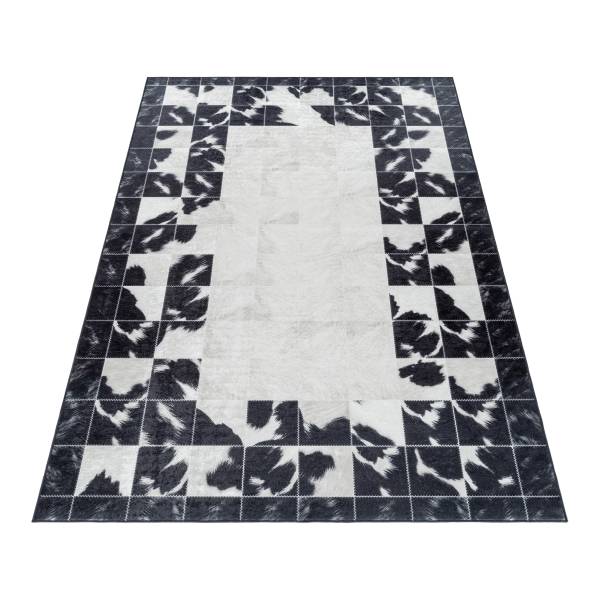 Laagpolig vloerkleed Fiesta type G Poliestere - Nero - 160 x 230 cm