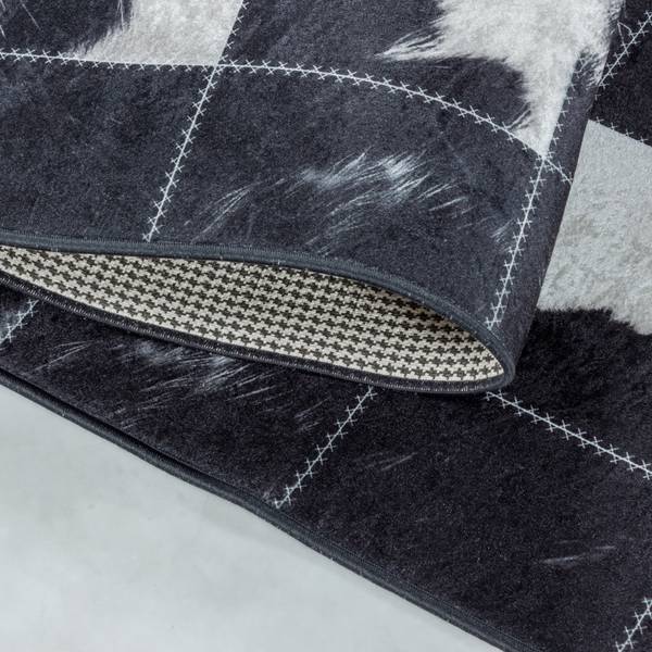 Laagpolig vloerkleed Fiesta type G Poliestere - Nero - 160 x 230 cm