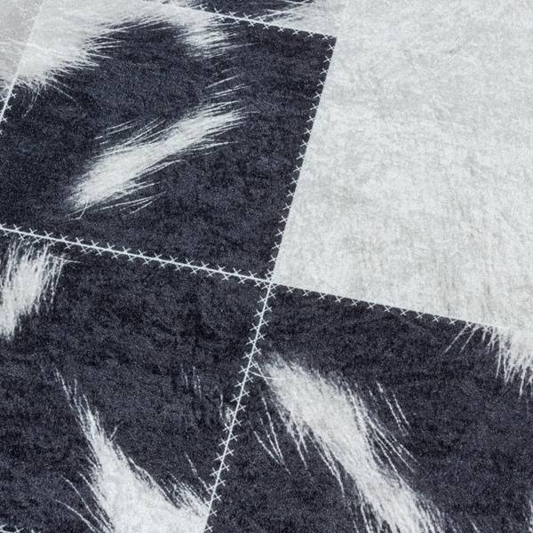 Laagpolig vloerkleed Fiesta type G Poliestere - Nero - 160 x 230 cm