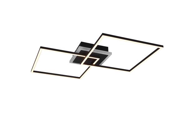 LED-Deckenleuchte Arribo Eisen - Schwarz - 1-flammig
