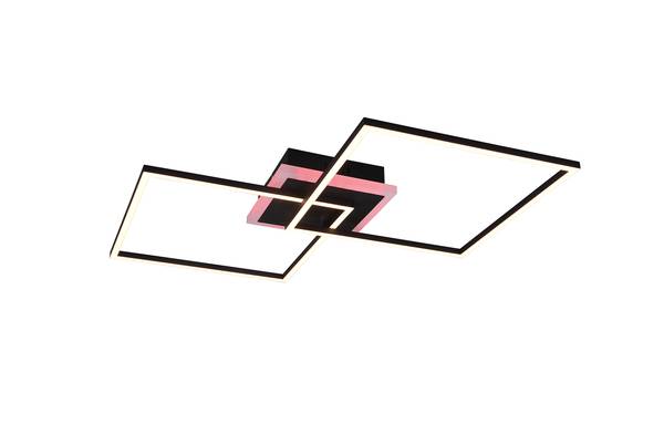 LED-Deckenleuchte Arribo Eisen - Schwarz - 1-flammig