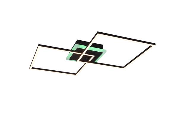 LED-Deckenleuchte Arribo Eisen - Schwarz - 1-flammig