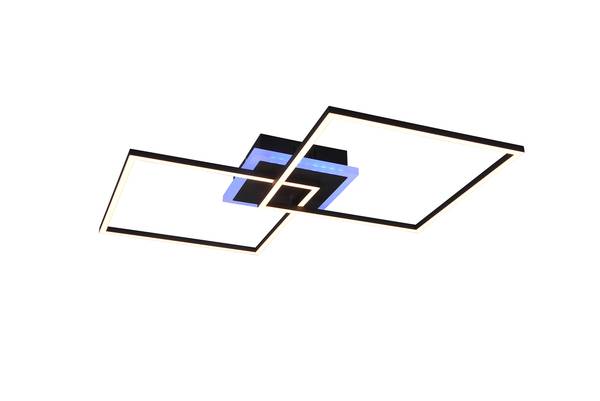 LED-Deckenleuchte Arribo Eisen - Schwarz - 1-flammig