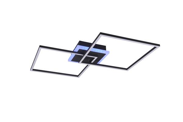 LED-Deckenleuchte Arribo Eisen - Schwarz - 1-flammig