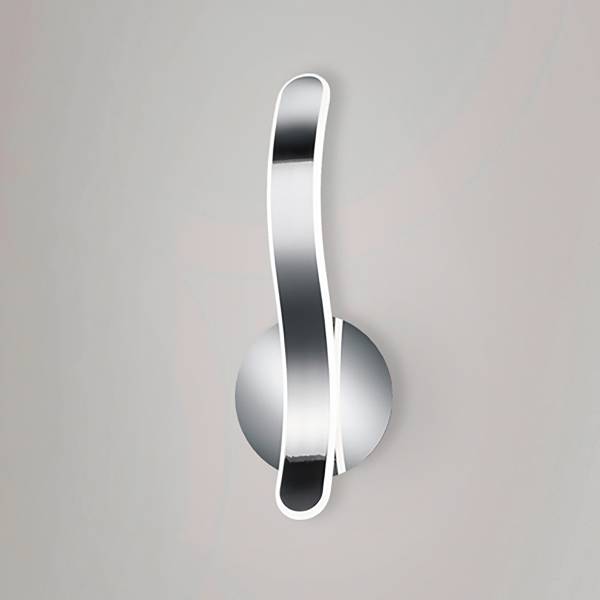 LED-Wandleuchte Parma Eisen - 1-flammig - Silber