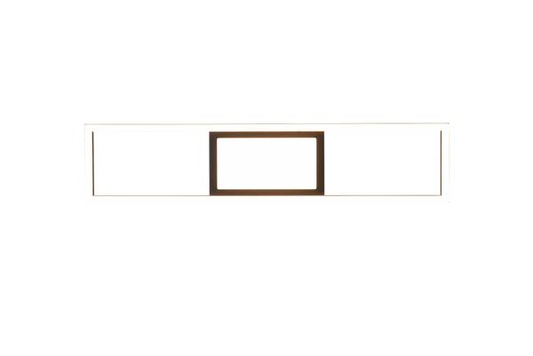 LED-Deckenleuchte Rigido Eisen - 1-flammig - Schwarz