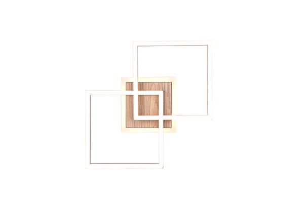 LED-Deckenleuchte Giro Eisen - Braun / Schwarz - 1-flammig