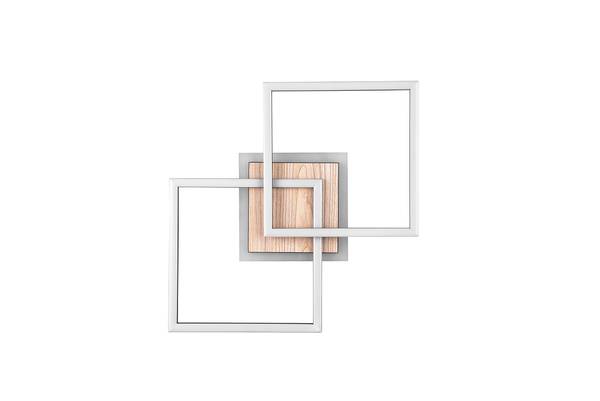 LED-Deckenleuchte Giro Eisen - Braun / Schwarz - 1-flammig