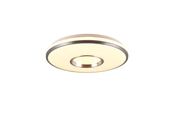 LED-Deckenleuchte Realta Kunststoff - Silber - 1-flammig
