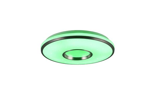 LED-Deckenleuchte Realta Kunststoff - Silber - 1-flammig