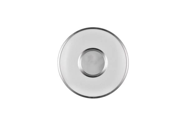 LED-Deckenleuchte Realta Kunststoff - Silber - 1-flammig