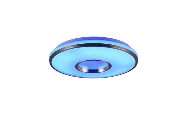 LED-Deckenleuchte Realta Kunststoff - Silber - 1-flammig