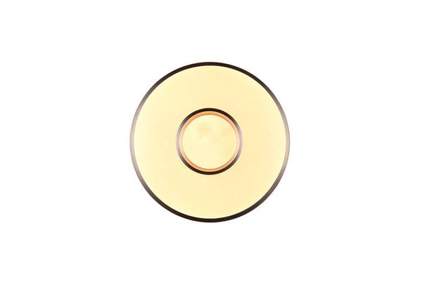 LED-Deckenleuchte Realta Kunststoff - Silber - 1-flammig