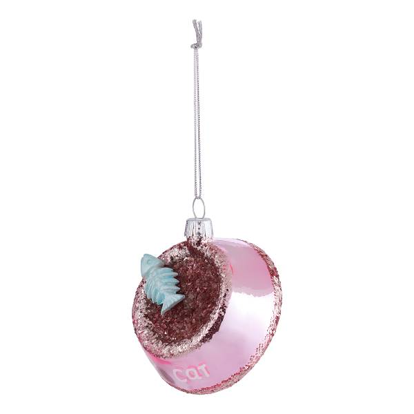 Baumanhänger HANG ON "Good Cat" Glas - Pink