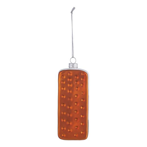 Baumanhänger HANG ON Eis Sandwich Glas - Braun