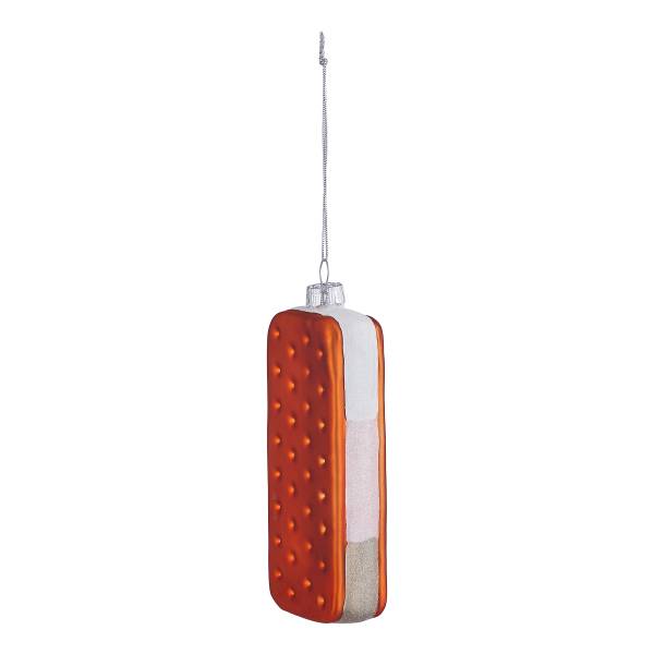 Baumanhänger HANG ON Eis Sandwich Glas - Braun
