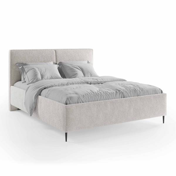 Polsterbett RENVILLE Chenille Pelagia: Beige - 180 x 200cm