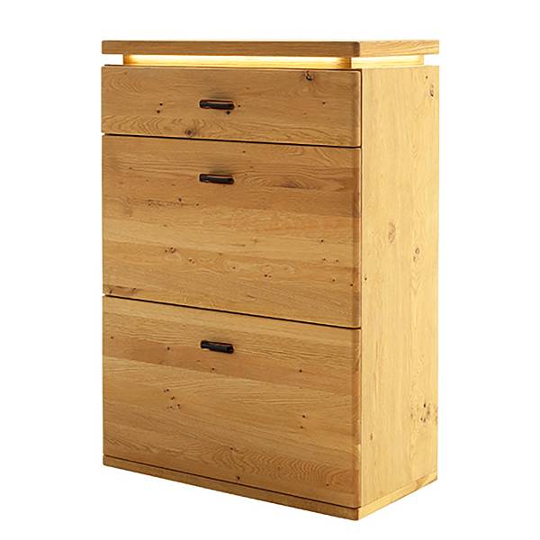 Scarpiera da parete Ellinwood - 75 cm Faggio parz. massello