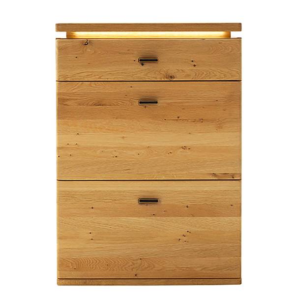 Scarpiera da parete Ellinwood - 75 cm Faggio parz. massello