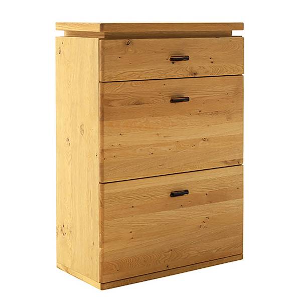 Scarpiera da parete Ellinwood - 75 cm Faggio parz. massello