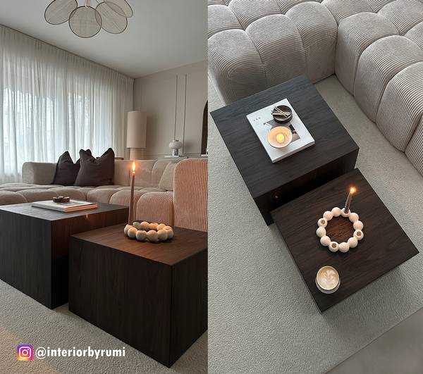 Kerzenhalter ADVENT Hazy Shades Steingut - Creme