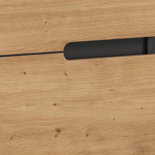 Set di 2 mobili Gaipai armadietto Effetto rovere Artisan / basalto